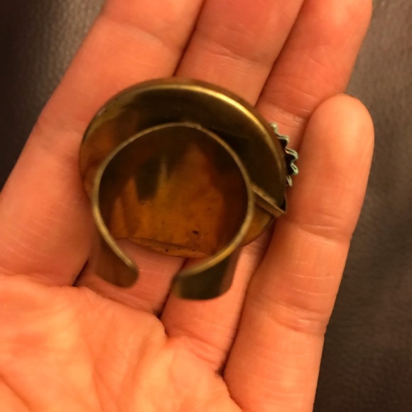 Vintage Mila Gonzalez Spanish Bohemian crystal floral ring - Picture 3 of 3